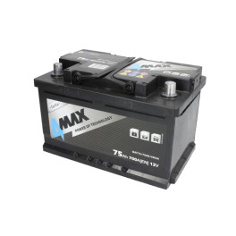 Аккумулятор 4MAX 75Ah 700A (R+ Стандартні клеми) 278x175x175 B13