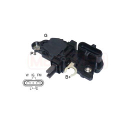 Регулятор напряжения MAZ 100, 200; Mercedes ACCELO, ACTROS, ACTROS MP2 / MP3, ATEGO, ATEGO 2, ATRON, DAF XF