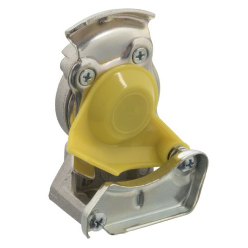 Роз'єм пневматичний без клапана жовтий М16