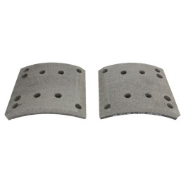 Тормозные накладки MB/MAN 410x183 VWA 19495/19487 17,00 MB/MAN станд 8отв с заклепками