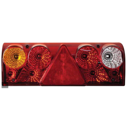 Стекло заднего фонаря EUROPOINT 2 левое с жолтым поворотом