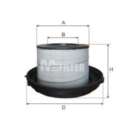 Фильтр воздушный MB Actros MB0040942404, AF26165, C411776, E497L, L