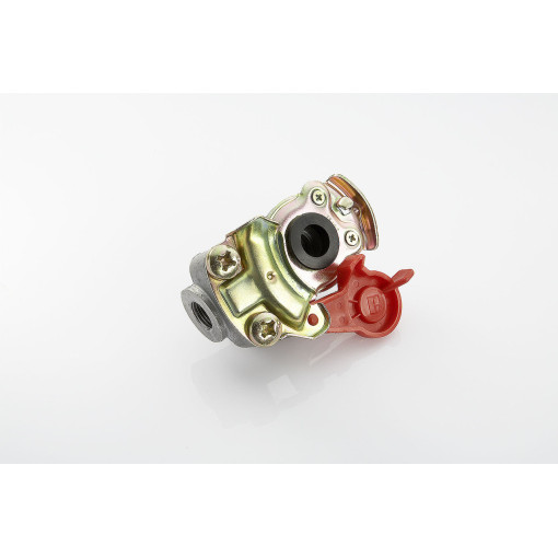 Головка пневматическая M22x1,5 красная без Клапана