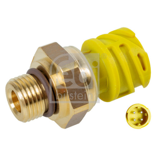 Датчик давления масла RVI C, K, KERAX, MAGNUM, PREMIUM, T; VOLVO 4 pin; чорний