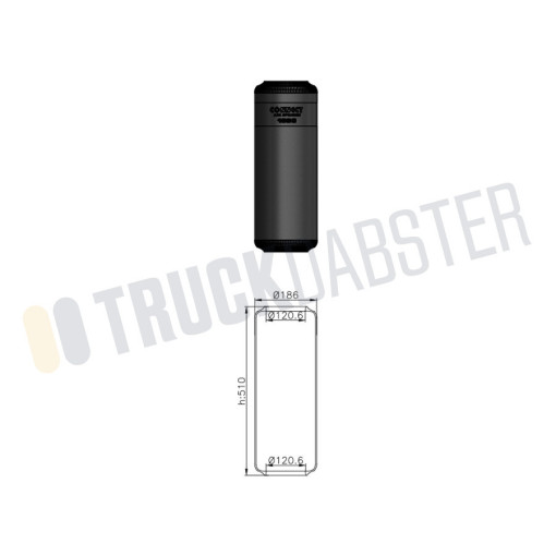 Пневморесора SCANIA 0411627