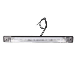 Габаритный фонарь белый LED/висота 24/6; ширина 250; глибина 19/7/поверхня/довжина дроту 250/без руч