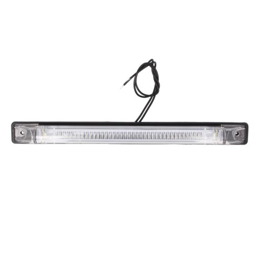 Габаритный фонарь белый LED/висота 24/6; ширина 250; глибина 19/7/поверхня/довжина дроту 250/без руч