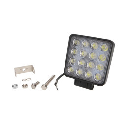 Фара/прожектор рабочей зоны (LED/10/30В/48Вт/3300лм/кількість LED діодів 16/110ммx110ммx72мм/розсіян