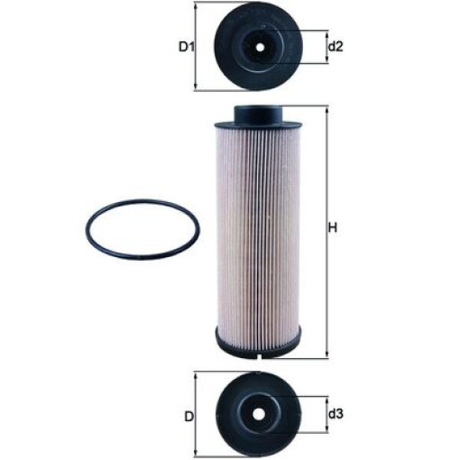 Топливный фильтр MAN E2000, F2000, LION´S COACH, LION´S STAR, NL, SL II, SÜ, TGA, TGS I, TGX I; NEOPLAN TOURLINER I D0836LOH01-E2866DUH04 06.94-