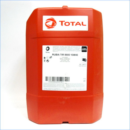 Масло моторное TOTAL RUBIA TIR890 10W40 20л;API CH-4; CI-4; CJ-4; ACEА