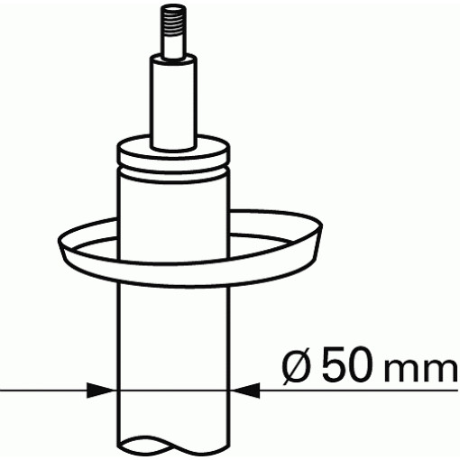 Амортизатор передн Лев/Прав SKODA OCTAVIA II; VW CADDY III, CADDY III/MINIVAN 1.2-2.0D 03.04-05.15