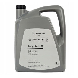 Мастило моторне vw longlife iii fe 0w30 5l (vw 507.00/504.00) (5L +) SAE 0W30; VW 504.00; VW 507.00