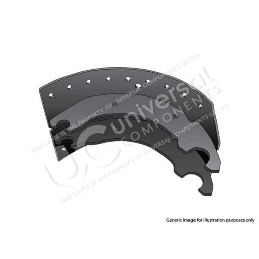 Колодка тормозная BPW 360x200 QC 26мм (95 Series) 20/8мм- 19902/03