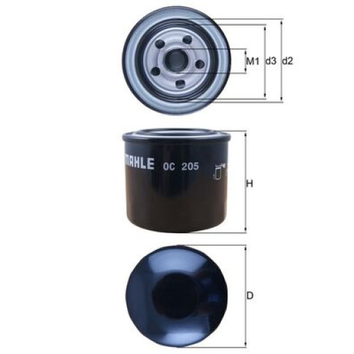 Маслянный фильтр NEW HOLLAND T3000; GREAT WALL HOVER H5