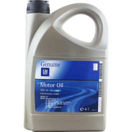 Масло двигуна оригинал OPEL/GM (4L +) SAE 5W30 API CF; SM; ACEA A3/B3; C3; BMW LL-04; GM-LL-A/B-025; MB 229.51; VW 50