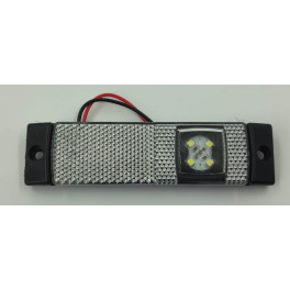 Габаритный фонарь белый узкий LED