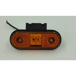 Габаритный фонарь боковой желтый герлянда SCHMITZ LED, с кронштейном