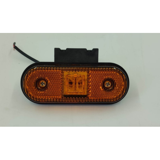 Габаритный фонарь боковой желтый герлянда SCHMITZ LED, с кронштейном