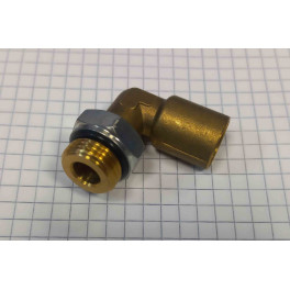 Штуцер кутовий M16x1,5 під трубку 8 (швидке з'єднання)