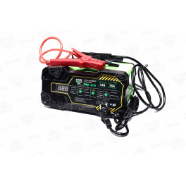 Пуско-зарядное устройство 12-24V, 12A, 75A / 12V (старт), цифрова панель LED