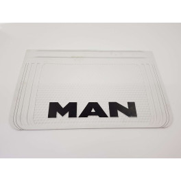 Бризговик з написом MAN 400x650mm Білий випуклий 3D 1шт