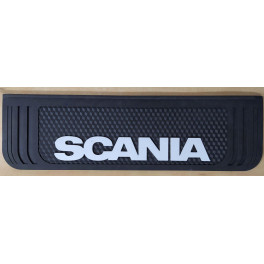 Брызговик с надписью  SCANIA 190x650mm Чорний випуклий 3D 1шт
