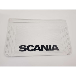 Брызговик с надписью  SCANIA 400x650mm Білий випуклий 3D 1шт