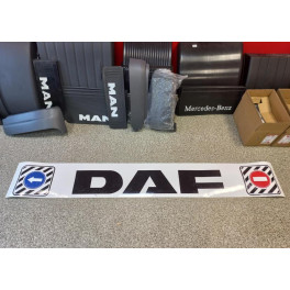 Брызговик (метла) 350х2400 DAF белый  LONG VEHICLE