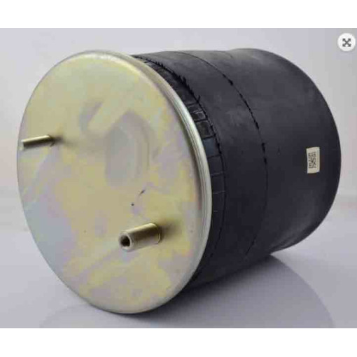 Пневмоподушка со стаканом в сборі (пластик) FRUEHAUF (1 шп. M12, 1 шп -штуц. M20M12мм) (d270x400)