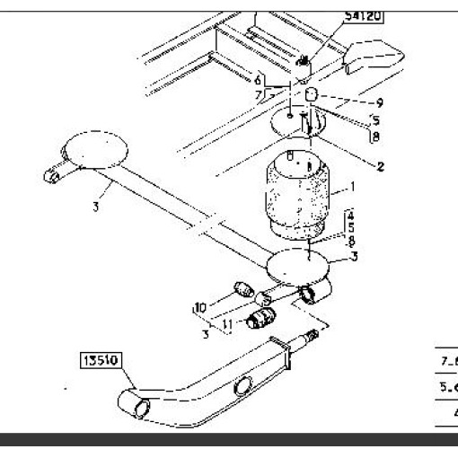 Пневморессора без стакана DAF 902MBS (d201xd300x430 mm)  RENAULT MAGNUM