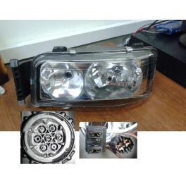 Фара передняя левая MAN TGA/L2000 без рамки (H7/H7)