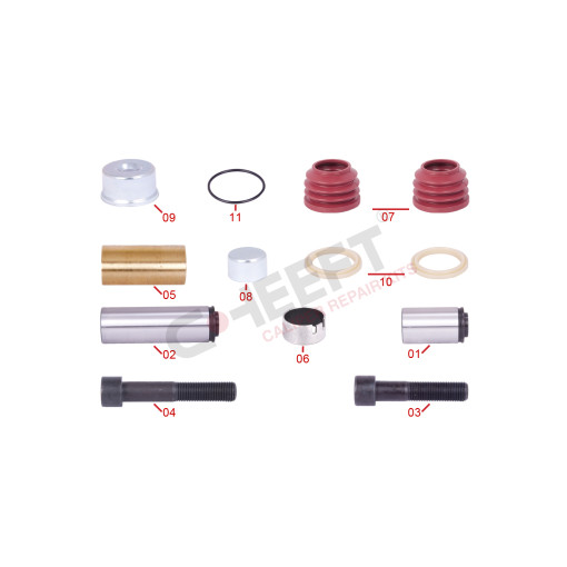 Ремкомплект направляючих супорта KNORR SN6/7/SK7/NA7/ST7 K004100, K010766