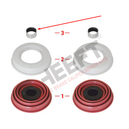 Втулка для толкателей суппорта кнорр 6 Ø18 x Ø16 x 10 mm