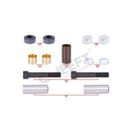Ремкомплект направляющих с пальцами суппорта MERITOR VOLVO 85102092,MCK1118,MCK1135,SJ4107 DUCO TYPE