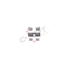 Подшипники механизма  суппорта SAF SBS 2220 (MODUL T-HALDEX)