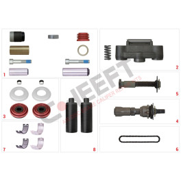 Ремкомплект суппорта SN6/SN7/SK7 (K001915) полный MB AXOR