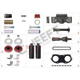 Ремкомплект суппорта KNORR SN6/7 MAN/Mercedes /BPW/SAF/SCANIA/DAF