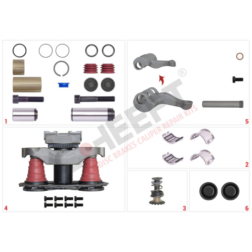 Ремкомплект суппорта полный BPW SETS