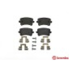 Тормозные колодки задние зад skoda octavia VW TIGUAN 07 BREMBO