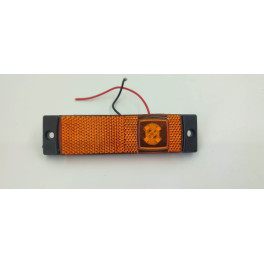 Габаритный фонарь герлянда боковой DAF LED (желтый) без кронштейна
