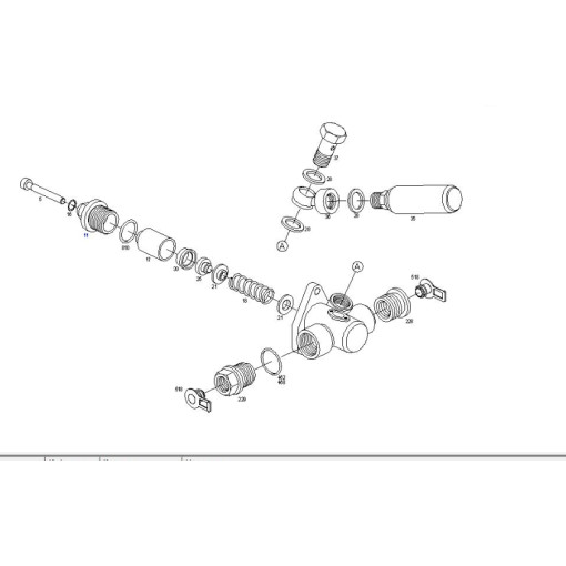 Ремкомплект ручної підкачки  ПНВТ МВ  0440008084  MERCEDES   OM366, OM442