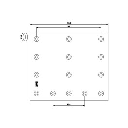 Накладки гальмові VOLVO 410x200 B 12, F 10, F 12, F 16, FH 12, FH 16, FL 10, FL 12, FL 7,