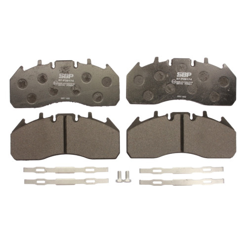 Гальмівні колодки VOLVO/RVI MIDLUM перед/зад 29125/29,00 супорт MERITOR D DUCO