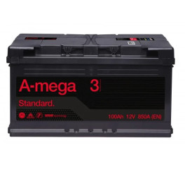 Аккумулятор A-mega Standard 6СТ-100Ah Аз 850А 0