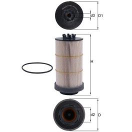 Топливный фильтр тонкой очистки вставка MB AXOR/ACTROS 5410900051, PU999X, PU9991X, KX 80/1D
