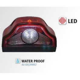 Подсветка номера красная LED 12V-24