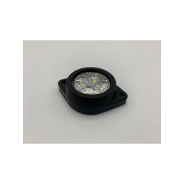 Габаритный фонарь светодиодный белый круглый 4LED 24V
