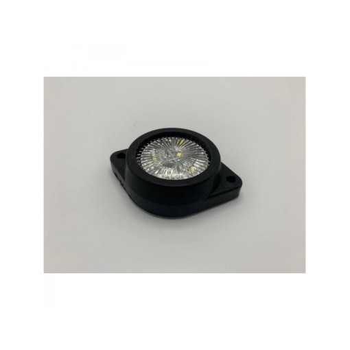 Габаритный фонарь светодиодный белый круглый 4LED 24V