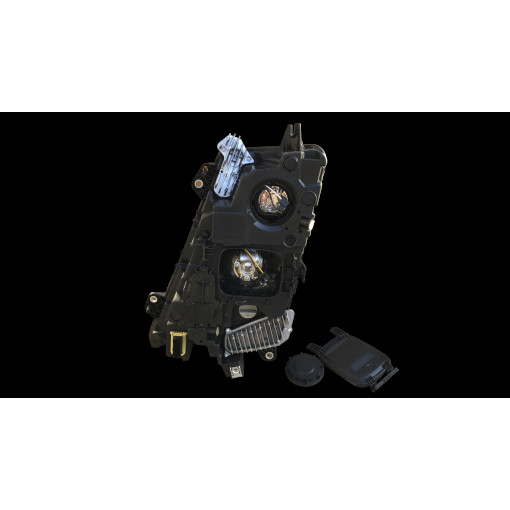 Фара головного світла ел/керування з протитуманкою chrome RH Volvo FH4, FM4,