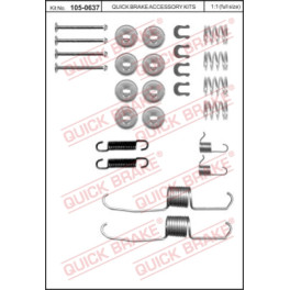 Монтажний набір гальмівної колодки (SUMITOMO) TOYOTA CAMRY, CARINA E, CARINA II, CELICA, COROLLA, COROLLA FX, CORONA, PASEO 1.3-2.5 10.82-01.02 Компле